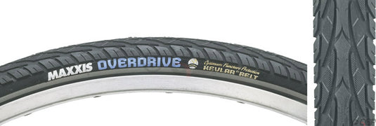 Pack of 2 Maxxis Overdrive Tire 27.5 X 1.65 Clincher Wire Black/Reflective