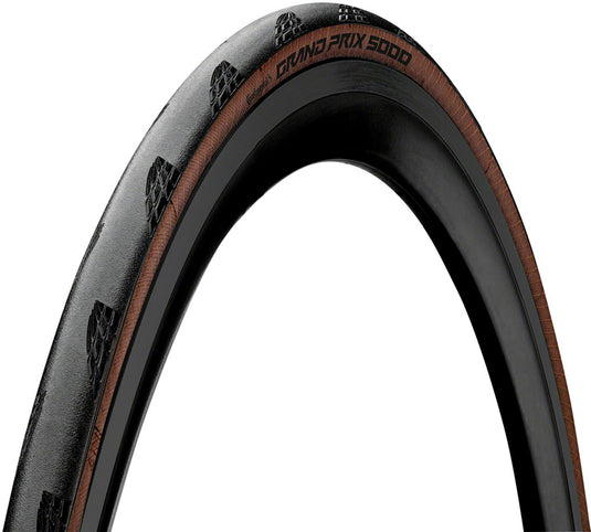 Pack of 2 Continental Grand Prix 5000 Tire - 700 x 28, Clincher, Folding, Black/Transparent, BlackChili, Vectran Breaker,