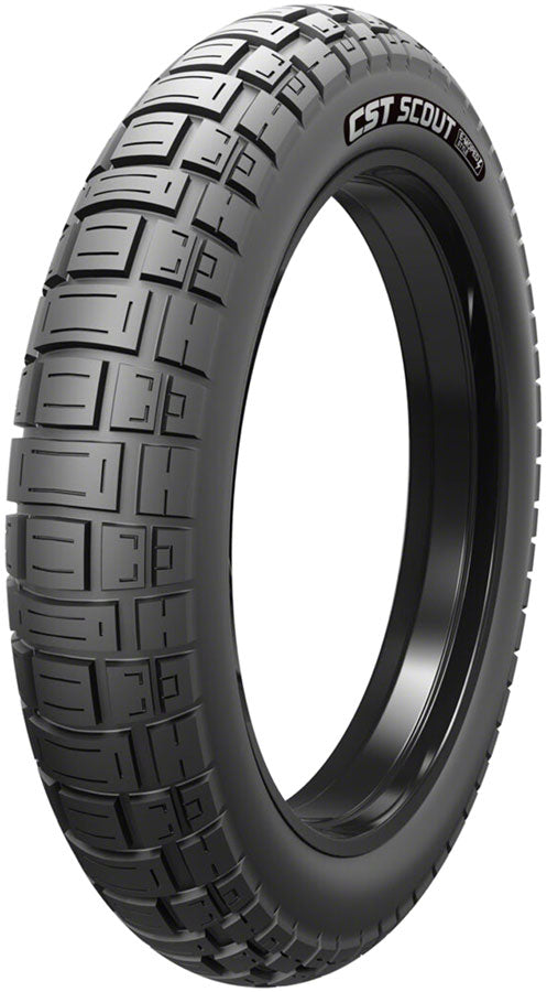 Pack of 2 CST Scout Tire - 20 x 4, Clincher, Wire, Black, Ebike