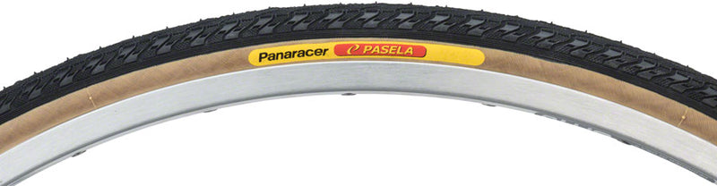 Load image into Gallery viewer, Pack of 2 Panaracer Pasela Tire 27 x 1 Clincher Wire Black/Tan 60tpi

