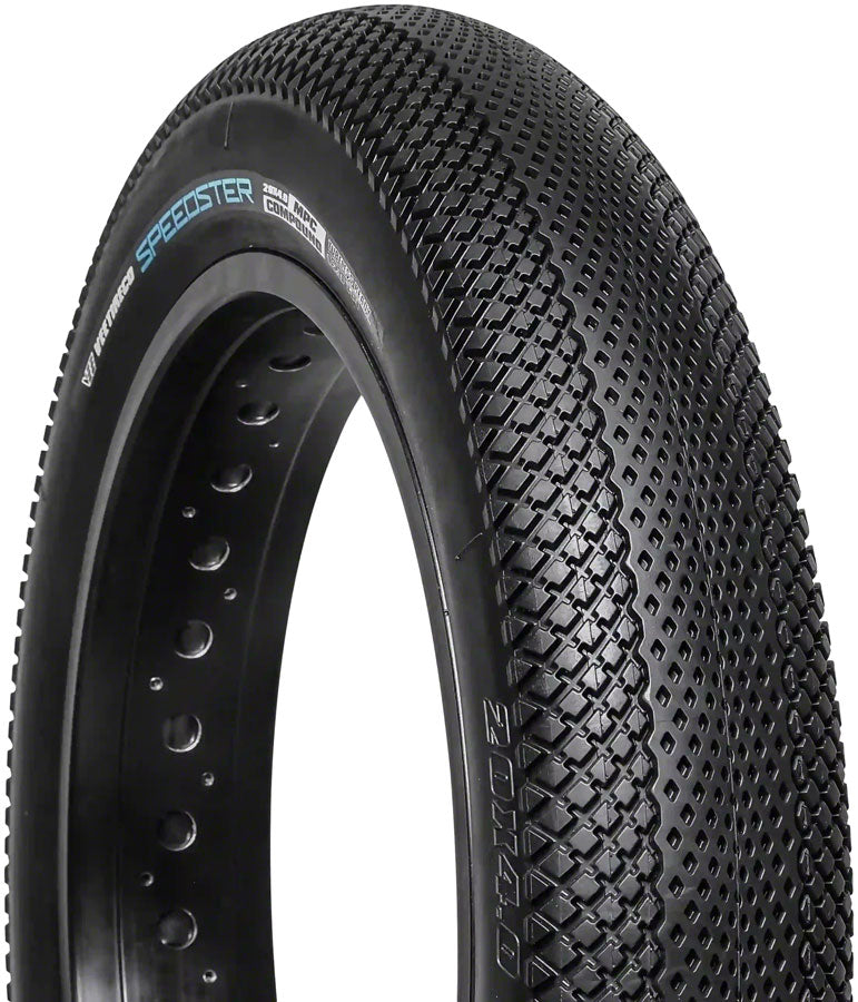 Load image into Gallery viewer, Vee Tire Co. Speedster 20 x 4.0 Clincher E-Bike Fat Bike Tire - Durable, High-Performance, Water-Shedding, Wire Bead, Black (2-Pack)
