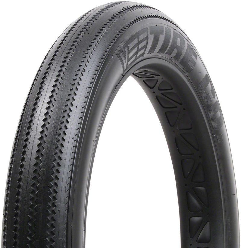 Load image into Gallery viewer, Vee Tire Co. Zigzag 20x4.0 Fat Bike Tires Clincher, Wire Bead, E-Bike Ready, Stylish Cruiser &amp; Beach Tire Bundle
