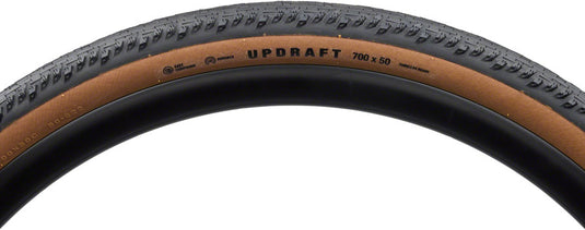 Teravail Updraft Tire - 700 x 50, Tubeless, Folding, Tan, Light and Supple, Fast Compound