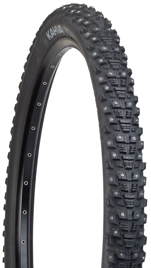 Load image into Gallery viewer, Pack of 2 45NRTH Kahva Tire 29 x 2.25 Clincher Steel Black 33tpi 252 Carbide Steel Studs
