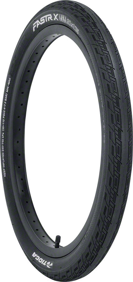 Pack of 2 Tioga FASTRX Tire 20 x 1.75 Clincher Folding Black 120tpi