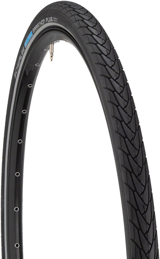Load image into Gallery viewer, Schwalbe Marathon Plus 26 x 1.75 Clincher E-Bike Tire with SmartGuard &amp; Reflex Reflective Sidewalls (Pack of 3)

