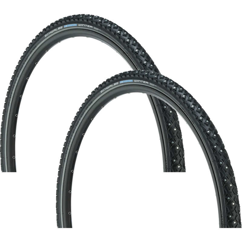 Load image into Gallery viewer, Schwalbe-Marathon-Winter-Plus-Tire-700c-40-Wire-TR5580PO2-Wire-Bead-Tires
