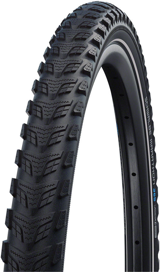 Pack of 2 Schwalbe Marathon 365 Tire - 700 x 35, Clincher, Wire, Black/Reflective, Performance Line, GreenGuard, Addix 4Season,
