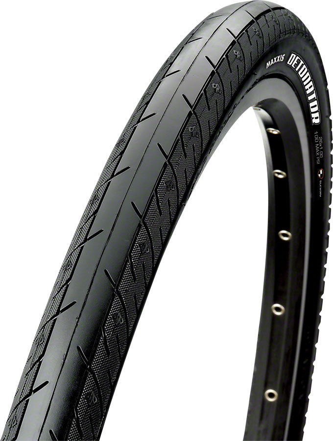 Load image into Gallery viewer, Pack of 2 Maxxis Detonator Tire Clincher Wire Requires Tube Black 700 x 25
