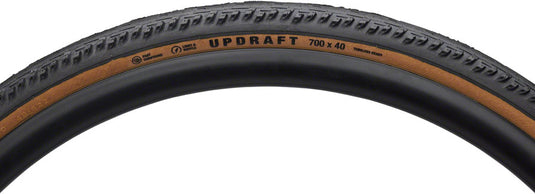 Teravail Updraft Tire - 700 x 35, Tubeless, Folding, Tan, Light and Supple, Fast Compound