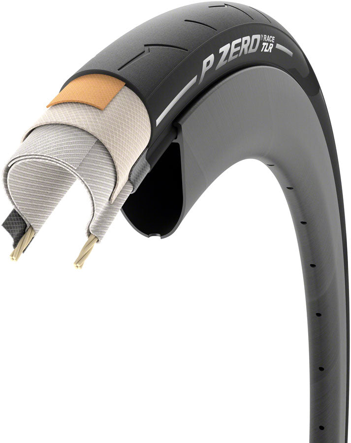 Load image into Gallery viewer, Pirelli PZero Race TLR Road Tire, 700x32C, Folding, Tubeless Ready, SmartEVO, 127TPI, Black, Made in Italy
