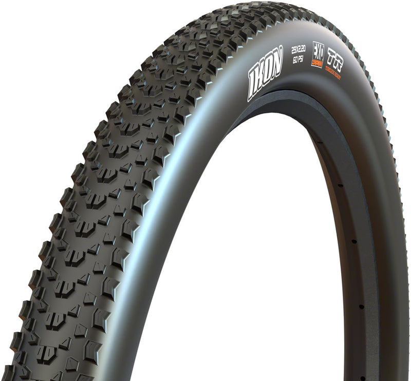 Load image into Gallery viewer, Pack of 2 Maxxis Ikon 26 x 2.2 Folding TPI 60 Black/Black Reflective

