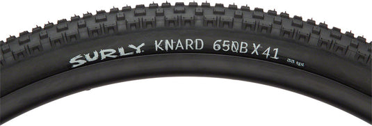 Pack of 2 Surly Knard Tire 650b x 41 TPI 33 PSI 75 Clincher Wire Black Gravel Road Bike