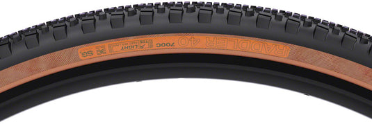 WTB Raddler Tire - 700 x 40, TCS Tubeless, Folding, Tan, Light, Fast Rolling, SG2