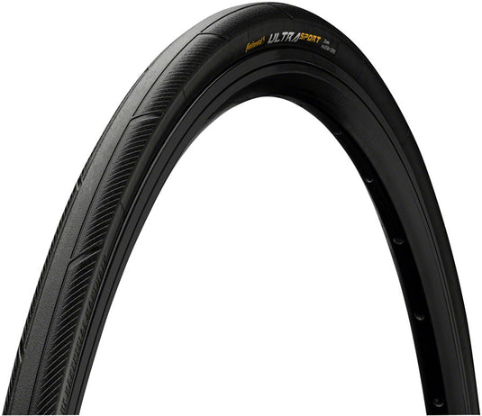 Pack of 2 Continental Ultra Sport III Tire - 700 x 23, Clincher, Wire, Black, PureGrip, Performance, E25