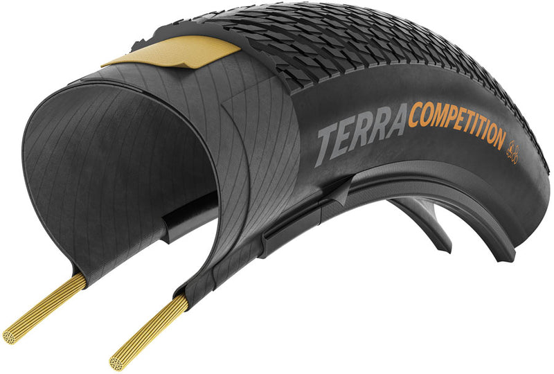 Load image into Gallery viewer, Continental Terra Competition Tire - 700 x 45, Tubeless, Folding, Black, Rapid, Race Casing, E25
