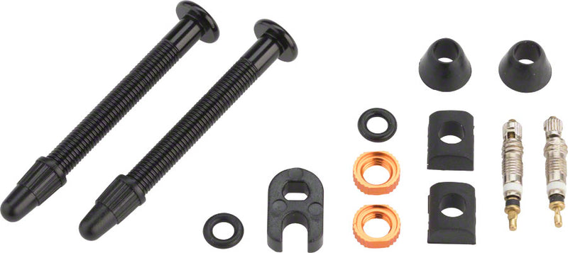 Load image into Gallery viewer, Pack of 2 Orange Seal Versa Valve Tubeless Valve Stem, 48mm, Pair
