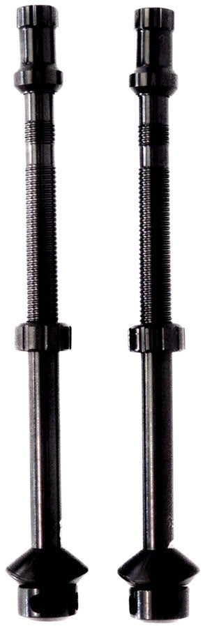 Stan's Tubeless Universal + Valves Stems - Alloy, Deep, Pair, 65mm, Black