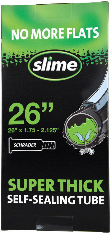 Slime Superthick Inner tube 26x1.75/2.125, Schrader, Pre-filled with Slime