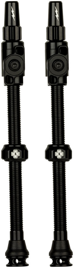 Muc-Off V2 Tubeless Valve Kit - Black, 80mm, Pair