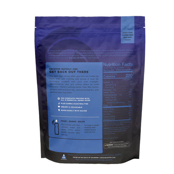 Load image into Gallery viewer, Tailwind Nutrition Recovery Mix Vanilla - 20 Serving Bag
