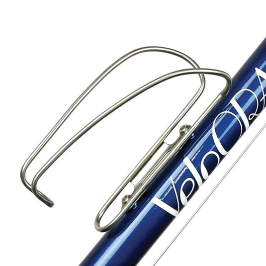Velo Orange Moderniste Water Bottle Cage | Polished Stainless Bolt-On Mount