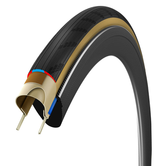 Vittoria Corsa Pro Control Tire - 700 x 32, Tubeless, Folding, Black/Cotton Tan, Race, Graphene, G2.0