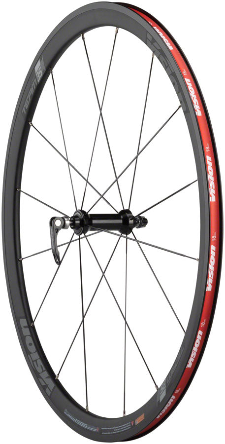 Vision Team 35 Alloy Wheelset 700c QRx100/130mm Rim Brake HG 11 Black Clincher