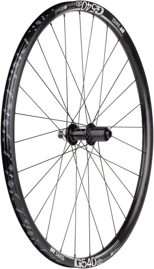 Quality Wheels Tiagra/G540 Rear Wheel - 700c, 12 x 142mm, Center-Lock, HG 11 MTN, Black, 28H