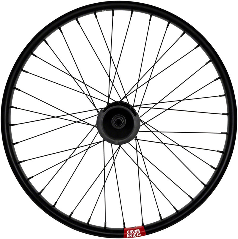 Load image into Gallery viewer, Stolen Rampage Pro Street Rear Wheel - 20", 14 x 110mm, Brakeless, Freecoaster, Black, 9T LHD
