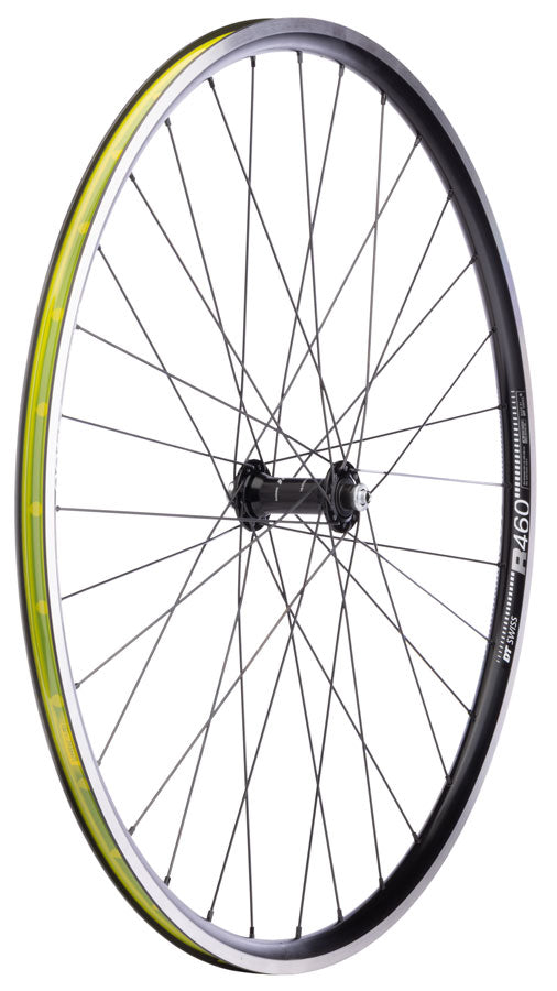 Load image into Gallery viewer, Quality Wheels Shimano 105/DT R460 Wheelset - 700, QR x 100/130mm, Rim Brake, HG11 Road, Black, Clincher, 32H
