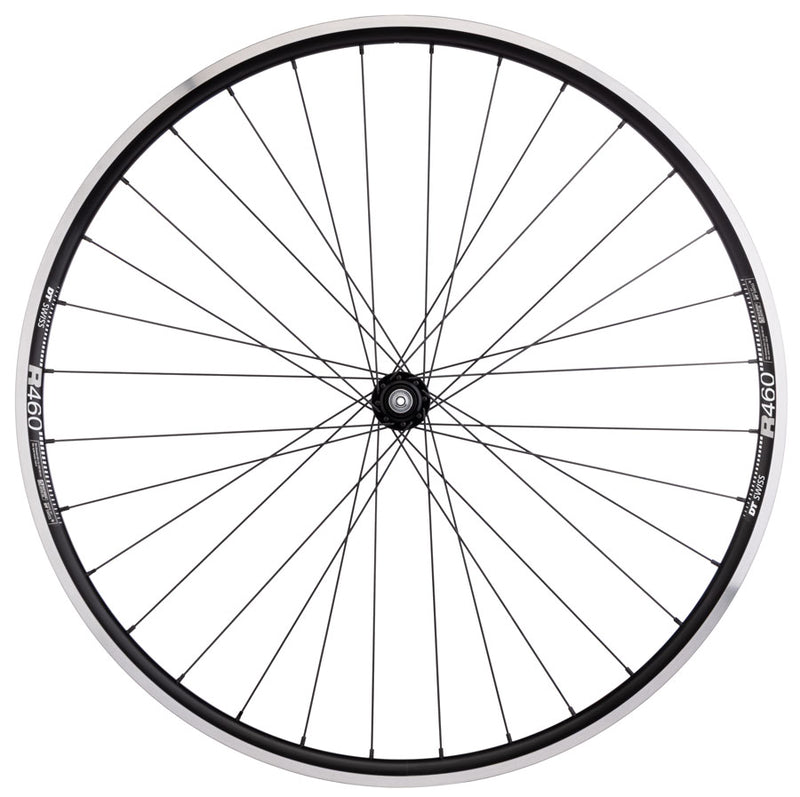 Load image into Gallery viewer, Quality Wheels Shimano 105/DT R460 Wheelset - 700, QR x 100/130mm, Rim Brake, HG11 Road, Black, Clincher, 32H

