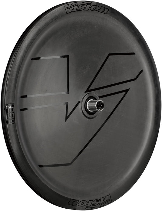 Vision Metron Disc TL Rear Wheel, Tubeless 700c, Disc Brake, Center Lock Rotor Mount, Shimano HG 11/12-Speed – Black