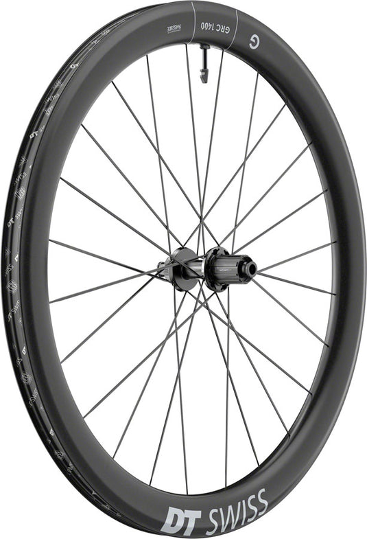 DT-Swiss-GRC-1400-Rear-Wheel-700c-Tubeless-Ready-Clincher-RRWH2820-Bicycle-Rear-Wheel