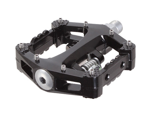 Wellgo WAM-D10 Clipless/Platform Pedals, Black