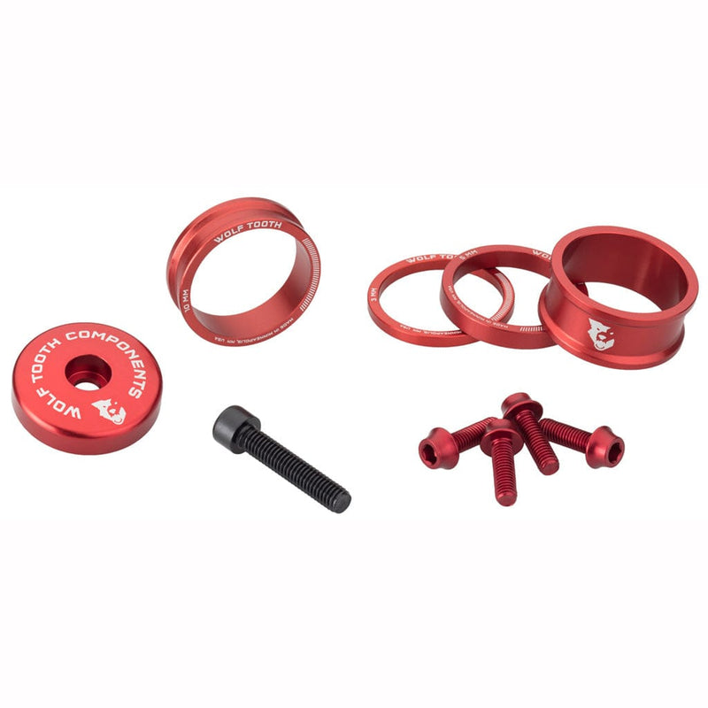 Load image into Gallery viewer, Wolf-Tooth-Anodized-Bling-Kit-Headset-Stack-Spacer-Mountain-Bike-Road-Bike-HD0271
