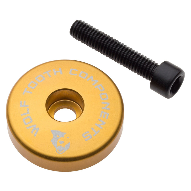 Load image into Gallery viewer, Wolf Tooth Ultralight Aluminum Stem Cap with Integrated Spacer - 1-1/8" Compatibility
