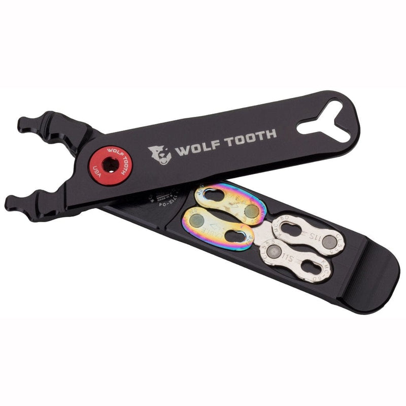 Load image into Gallery viewer, Wolf Tooth Masterlink Combo Pliers - Lightweight 7075-T6 Aluminum Multi-Tool for 9-12-Speed Chains

