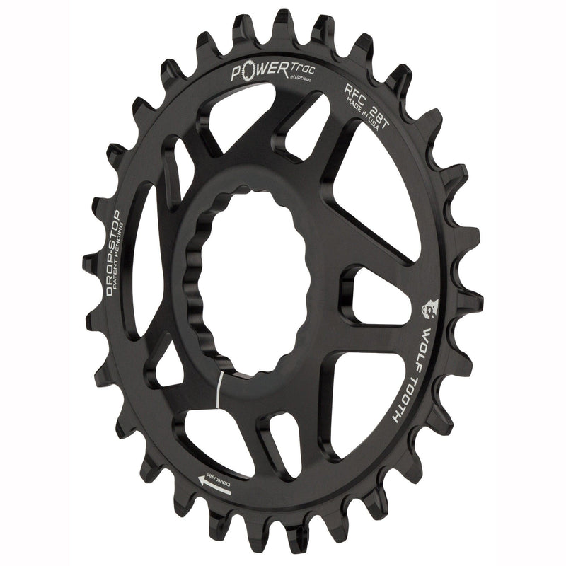 Load image into Gallery viewer, Wolf Tooth 34T Drop-Stop Oval Chainring for Race Face Cinch, 7075-T6 Aluminum
