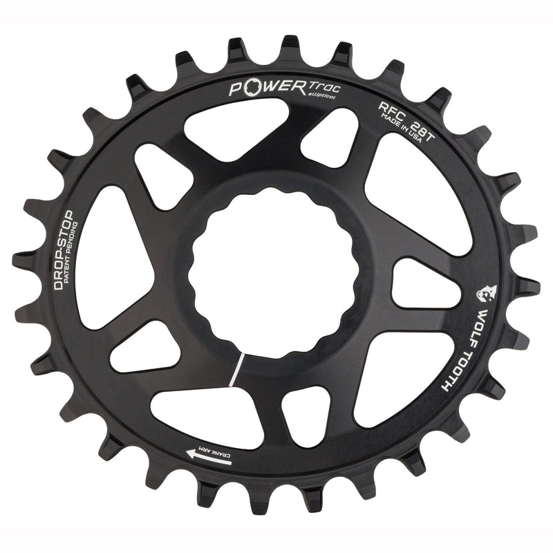 Load image into Gallery viewer, Wolf Tooth 34T Drop-Stop Oval Chainring for Race Face Cinch, 7075-T6 Aluminum
