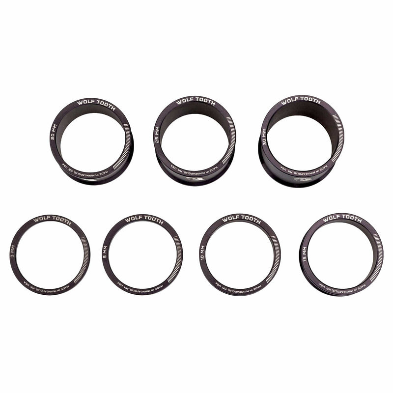 Load image into Gallery viewer, Wolf Tooth Aluminum Headset Spacers - Precision Machined, Multiple Sizes
