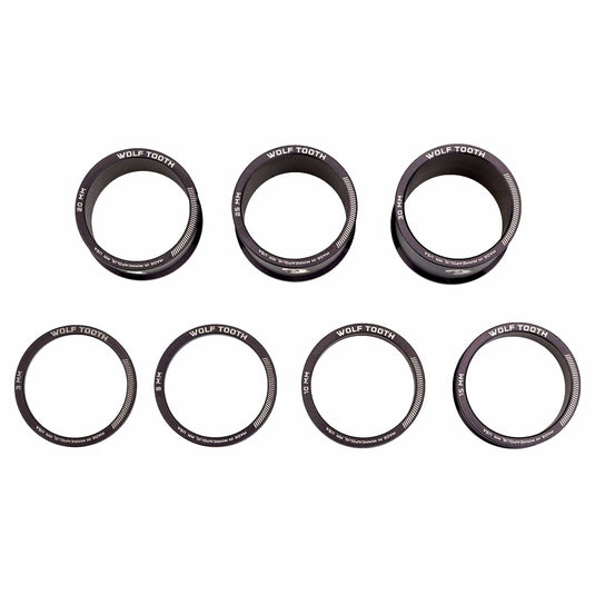 Wolf Tooth Aluminum Headset Spacers - Precision Machined, Multiple Sizes
