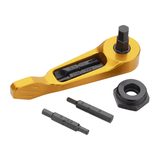Wolf Tooth Axe Handle Multi-Tool - Gold Minimalist, Lightweight