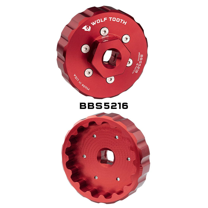 Load image into Gallery viewer, Wolf Tooth Bottom Bracket Tools BBS5216 - 16 notch 52mm
