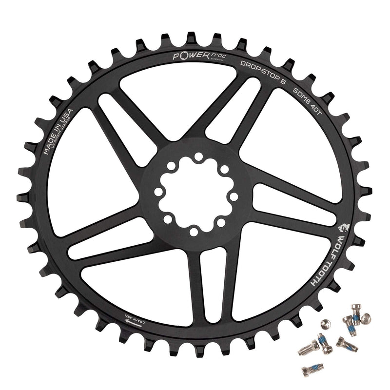 Load image into Gallery viewer, Wolf-Tooth-Chainring-44t-8-Bolt-DM-6mm-Offset-DMCN0402-Direct-Mount-MTB-Chainrings
