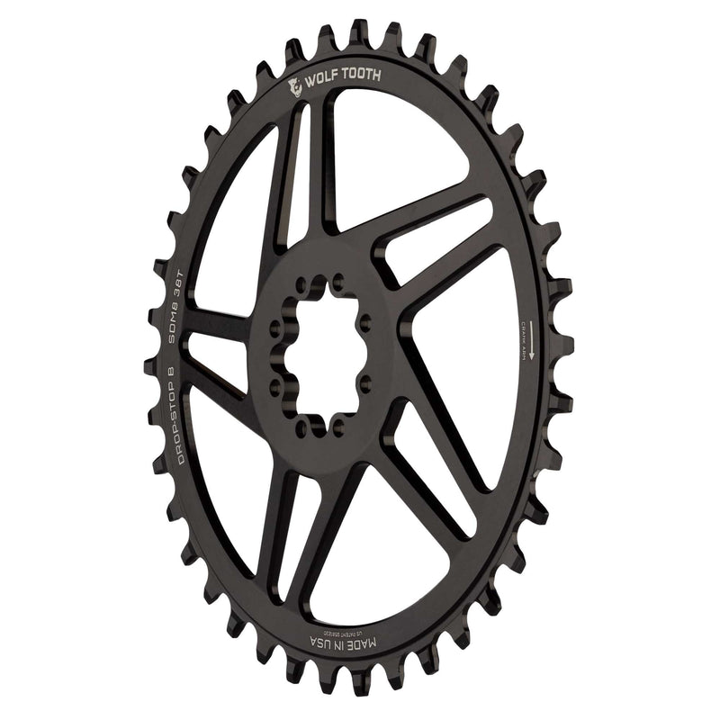 Load image into Gallery viewer, Wolf Tooth Direct Mount Chainring - 36t, SRAM 8-Bolt Direct Mount, 6mm Offset, Drop-Stop ST, Requires 12-Speed HG+

