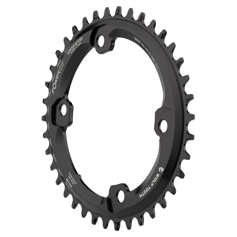 Load image into Gallery viewer, Wolf Tooth Drop-Stop ST 42T Asymmetric 110 BCD Chainring for Shimano GRX
