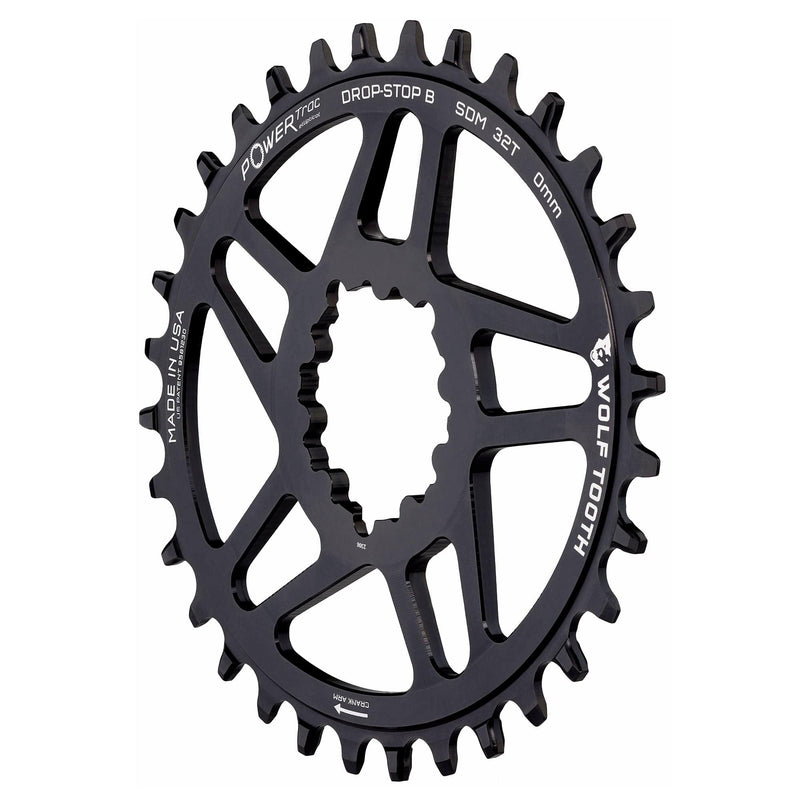 Load image into Gallery viewer, Wolf Tooth Elliptical Direct Mount Chainring - 32t, SRAM Direct Mount, Drop-Stop B, For SRAM 3-Bolt Boost Cranksets, 3mm
