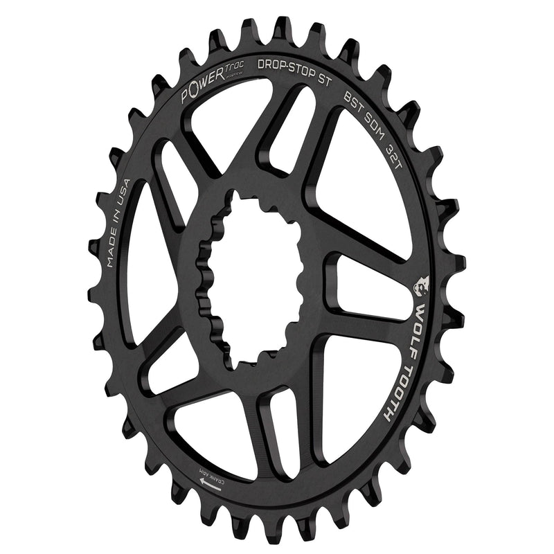Load image into Gallery viewer, Wolf Tooth Elliptical Direct Mount Chainring - 34t, SRAM Direct Mount, Drop-Stop B, For SRAM 3-Bolt Boost Cranksets, 3mm

