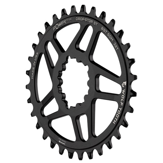 Wolf Tooth Elliptical Direct Mount Chainring - 30t, SRAM 3-Bolt DM, Drop-Stop ST, For SRAM Boost Cranks, Requires HG+